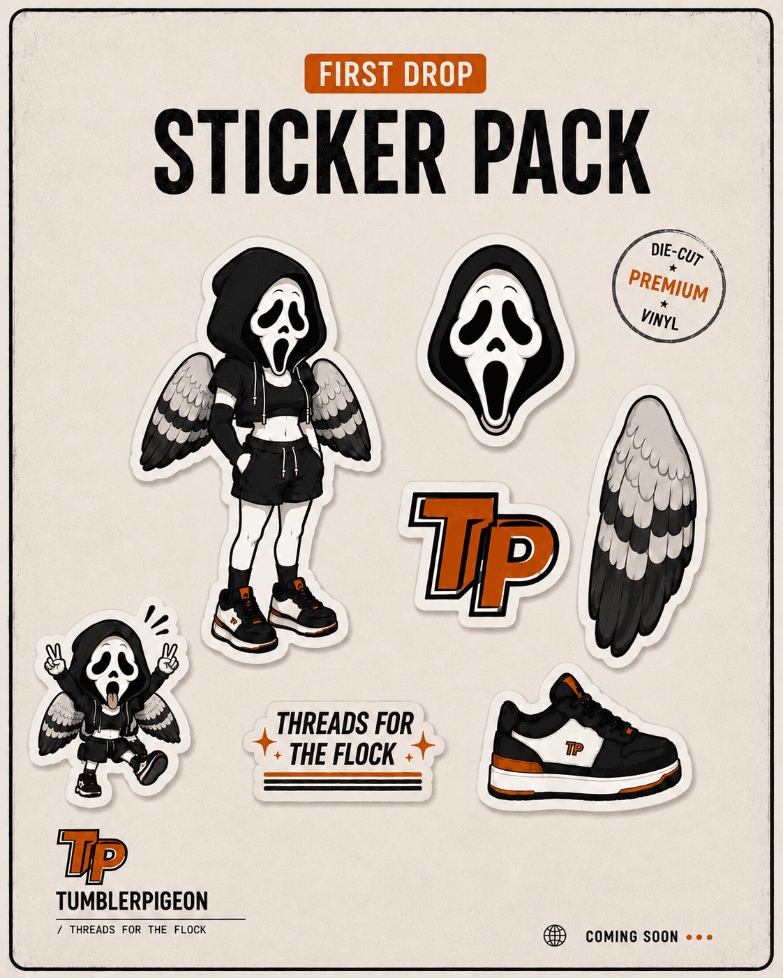 TumblerPigeon sticker pack preview